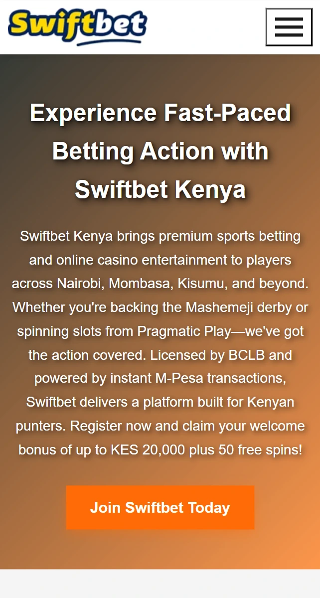 Swiftbet Kenya App